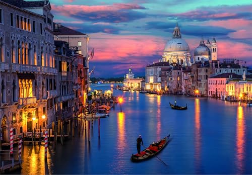 Clementoni Puzzle The Magnificent Grand Canal 2000 Pièces Collection de Haute Qualité Puzzle pour Adultes 14 Fabriqué en Italie 32083 - vue 2