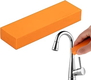 Stainless Steel Stain Eraser,Eraser Sponge Scratch Eraser - Kitchen Faucet Cleaner Decontamination Artifact, Rubber Cleaning Eraser, Rust Remover for Tough Stains Dirt Icefei