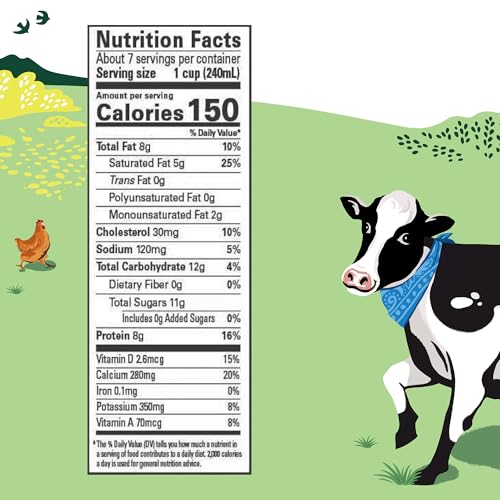 Organic Valley Grassmilk Organic Grass Fed Whole Milk, 59 oz