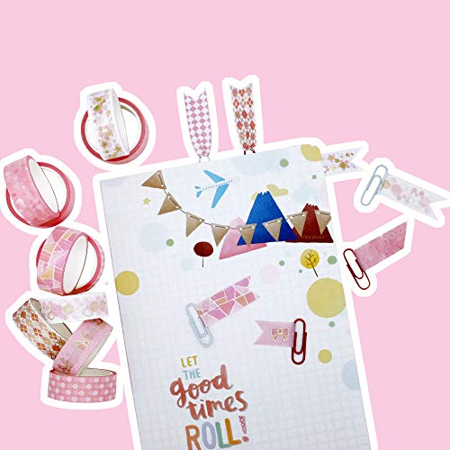 INNObeta Washi Tape Rosa, Nastri Decorativi