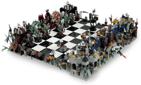 Vista 2 de Lego Castle Set 852293 Juego de ajedrez gigante