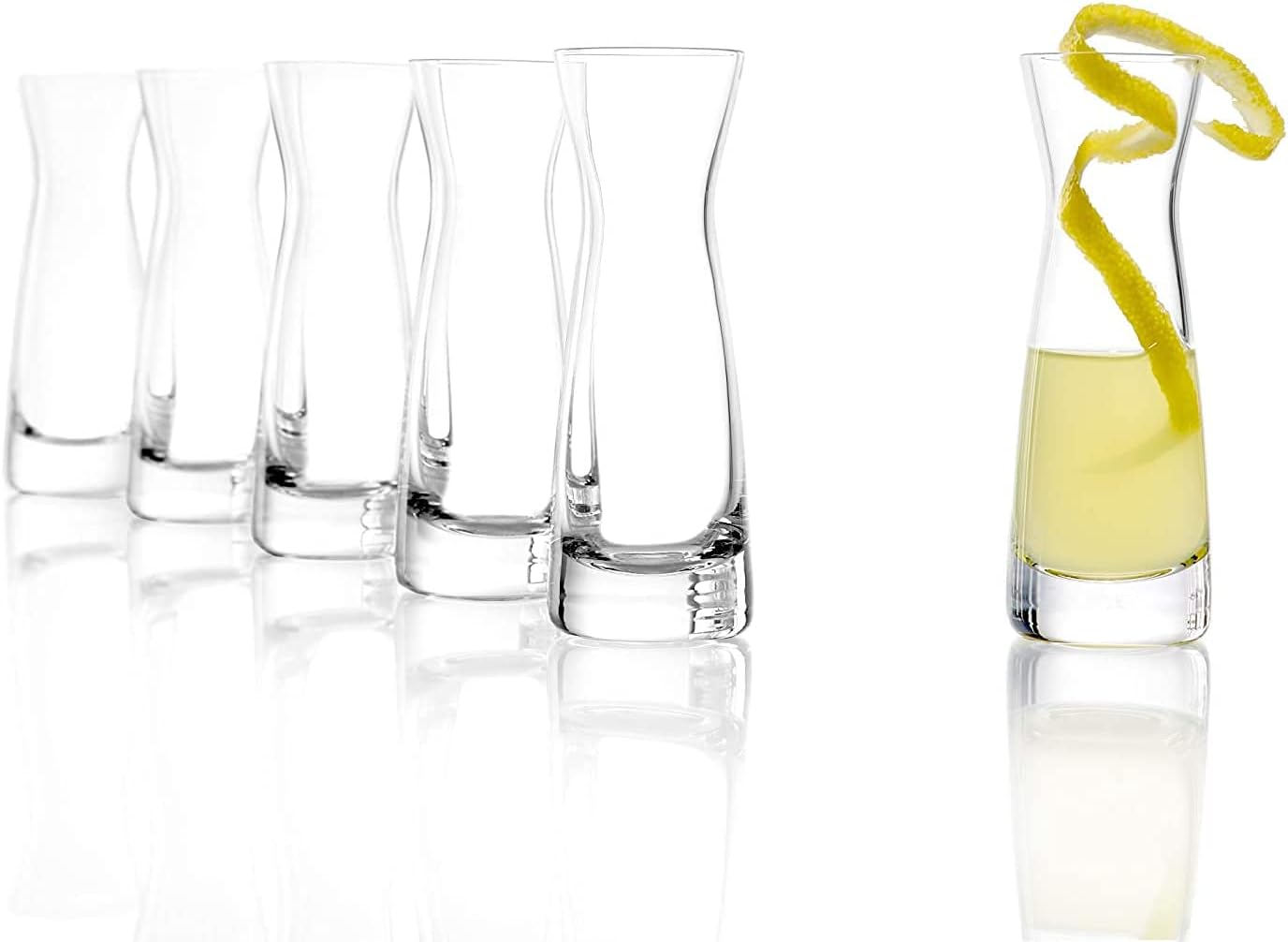 Topkapi Tiki Akari ショットグラス - ティキセット アカリショットグラス (6個) カラフェ (1個) テキーラ