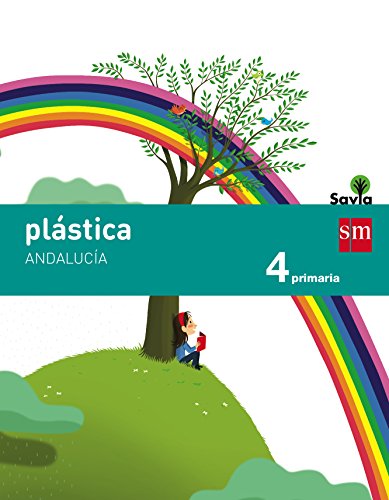 Portada de Plástica. 4 Primaria. Savia. Andalucía