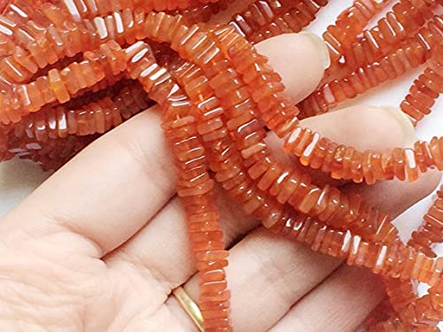 Cornaline en perles de 5mm LKBEADS pour fabriquer un collier cadeau unique - 2