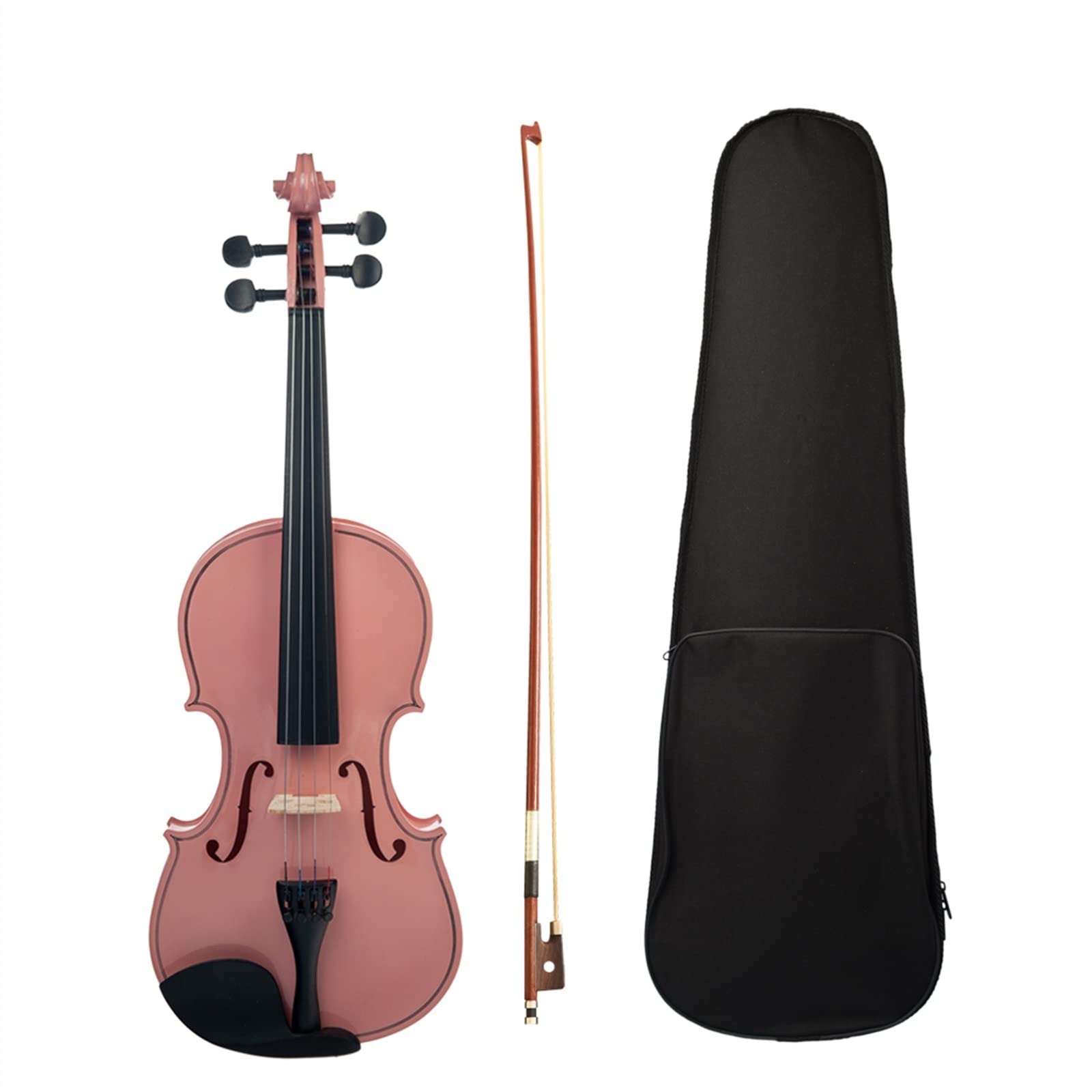 Violini per Studenti Violino Acustico Rosa 4/4 Violino A Grandezza Naturale Violino Violino Per Studenti Violino Acustico Per Principianti Uso Degli Studenti Professionale Violino