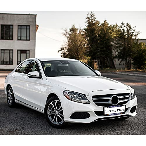 Ofloral U.s. Navy Vietnam Veteran Aluminum Alloy License Plate Frame Navy Emblem Color Striped On Dark Blue Applicable To Us Standard Car Metal Front Car Tag Frame Cover Holder For Women Men(1 Pack) #TOP3