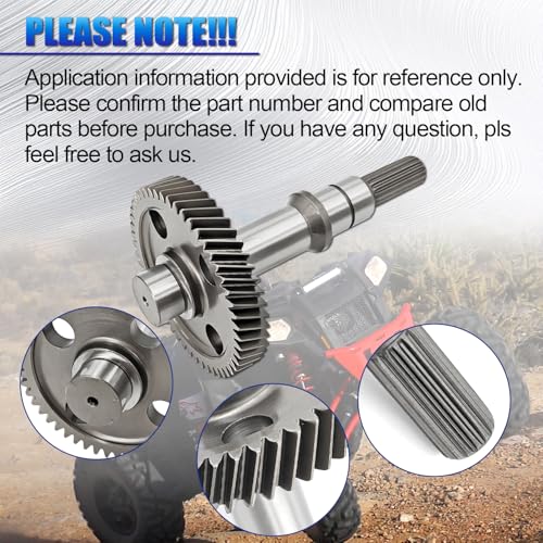 HonHuCo 3235194 Input Shaft Compatible with Polaris Scrambler Sportsman Touring 550 850 1000 SP XP X2 2015-2021 by HonHuCo - Image 5