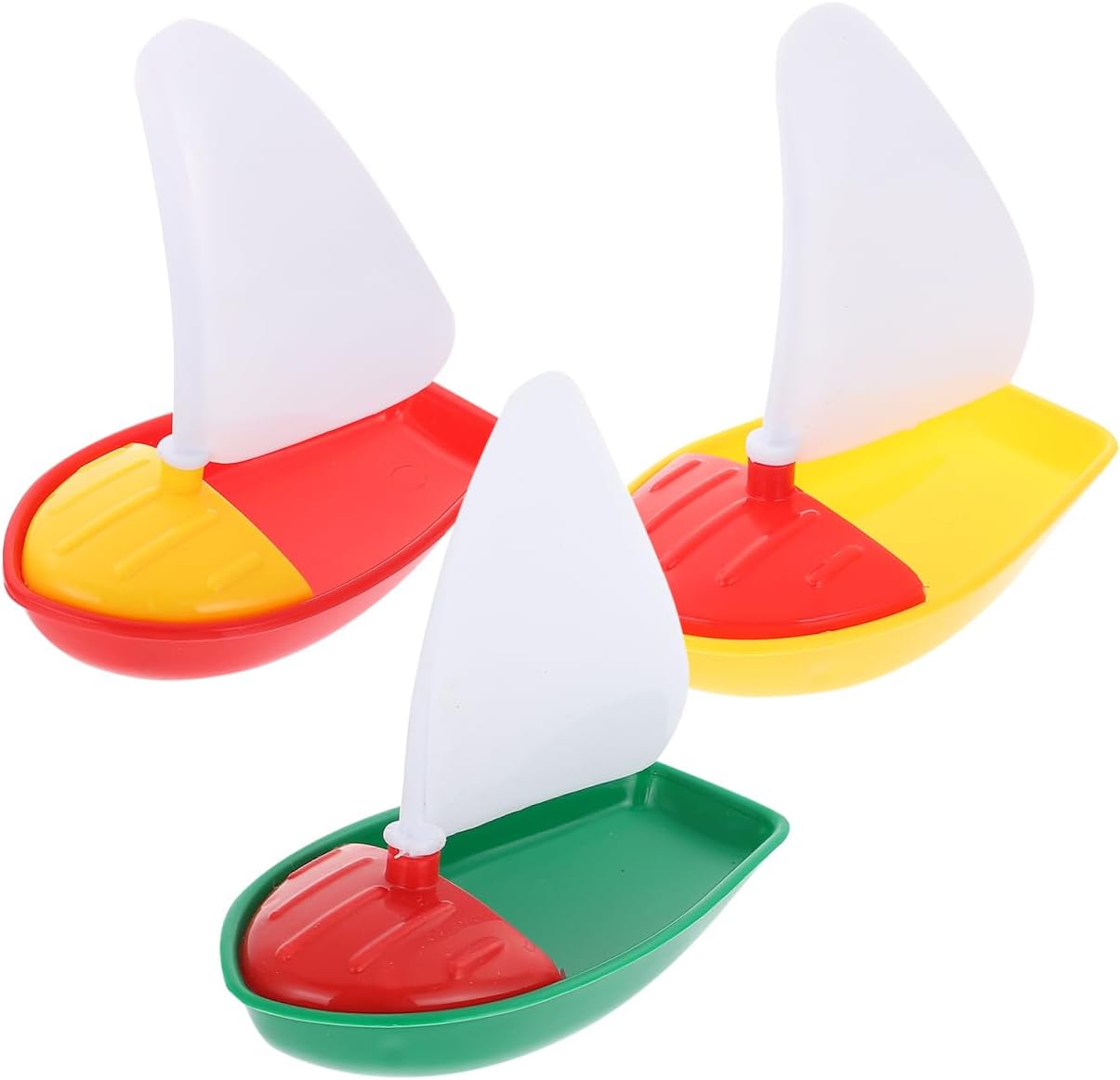 UPKOCH Mini Sailing Boat Toys Kids Bath Toys Floating Sailboat 4.72 Inch Water Play Educational Toy for Toddlers