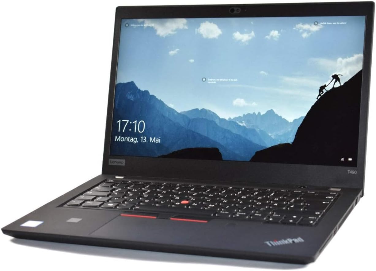 Lenovo ThinkPad T490 14" Laptop, Intel Core i5, 16GB RAM, 512GB SSD, Win11 Pro. (Renewed)