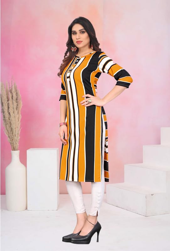 Image of Women Printed Crepe Kurtas
