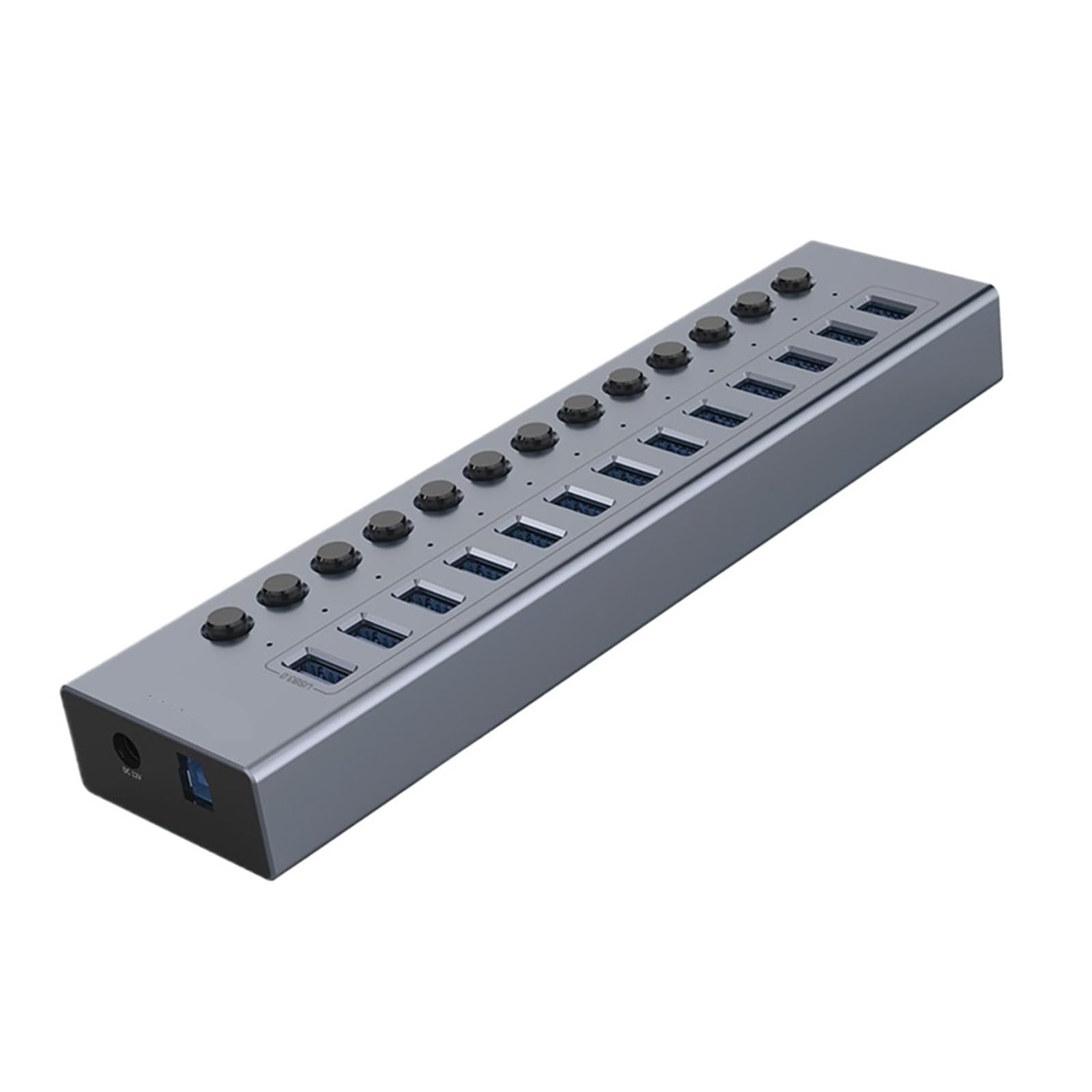 Hub Multi USB, Interruptor Divisor De Varios Puertos, Toma Acoplamiento con Tecla Encendido Y Apagado, Adaptador/Cargador Energía Ranura For Enchufe 3,0 Múltiple Capacidad De Carga RáPida(13 USB)