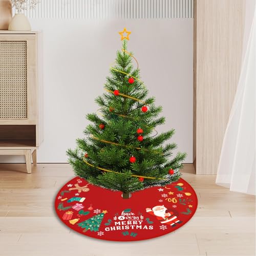 Colcolo Saia de árvore de natal, avental de árvore de natal, diâmetro 90cm, decoração de natal, saia