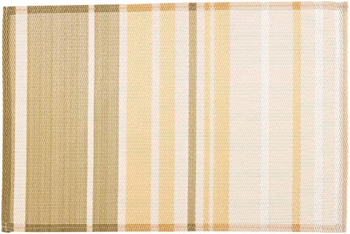 Kela 15631 Neta Set de table PVC/Polyester Beige 45 x 30 x 1 cm