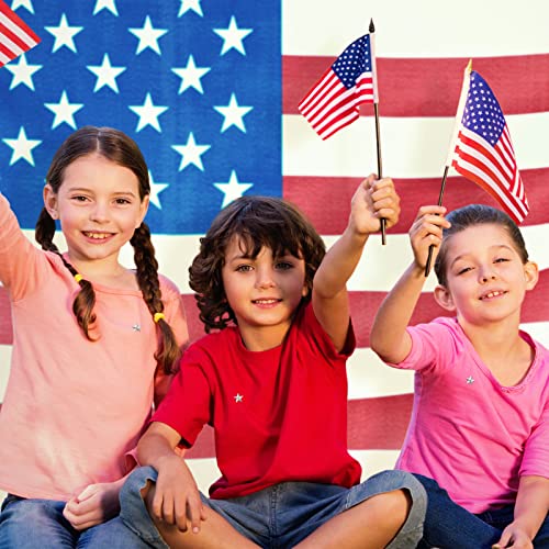 Fumete 100 Pcs Star Lapel Pins Veterans Day Star Pins Military Award Labor Day Brooches for Backpacks Hats Costume Decoration4