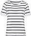 Produktbild BRAX Cora Damen T-Shirt, Blau (Deep Ocean 13), 48