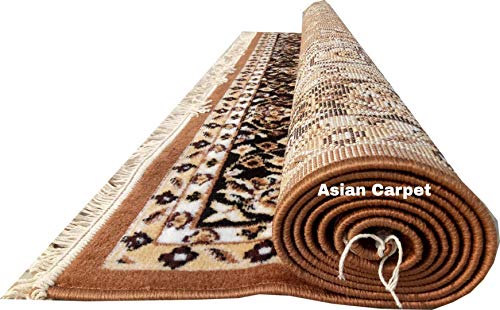 Image of Anti Skid Soft Acrylic Wool Carpet for Living Room & Bedroom (Design 24, 6 x 8 Feet)