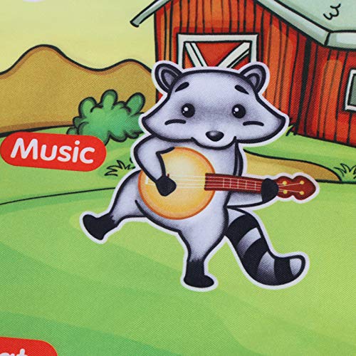 Baby Muziek Dansvloer Mat, Kinderen Piano Mat Baby Toetsenbord Touch Play Mat Tapijt Touch Play Game Speelgoed met Vijf… - Image 5