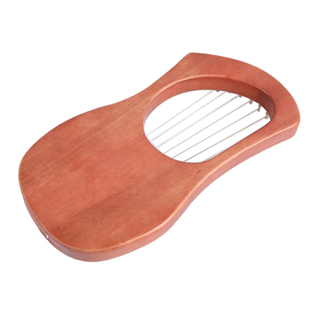 Lyre à 7 cordes en bois avec sac de transport et accessoires Style B