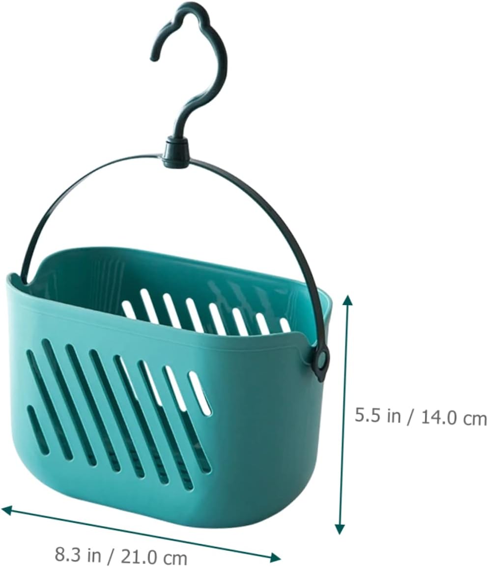 2pcs Hangable Storage Basket Coat Hangers Storage Bins Storage Baskets Plastic Wall Baskets Hanging Bathroom Basket Bathroom Basket for Storage Sundry Container Household