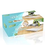 AIR U+ 10 Pack Replacement Pad for Shark VACMOP VM252 VM200 VM190 VM250 VM251 Disposable Vac Mop Pads Refills