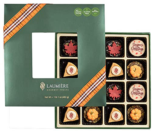 Laumire Gourmet Autumn Fruits Collection in a Square Box