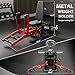 Mikolo Hip Abductor Machine, Abductor Adductor Machine Plate-Loaded, Inner and Outer Thigh Machine with 6 Levels Gear System, Glute Machines Home Gym Thigh Master