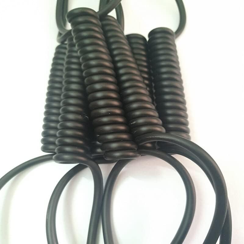 Spring Coiled Cable, 1PC PU Spring Cable Wire 4-Core 20/26 /22Awg Stretch 1/2/ 3/4/ 5/6/ 7/8 /9/10 /Meters Spiral Telescopic Wire