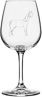 Vista 80 de Abaco Barb Body Horse - Copa de vino grabada multiusos (12.75 onzas)