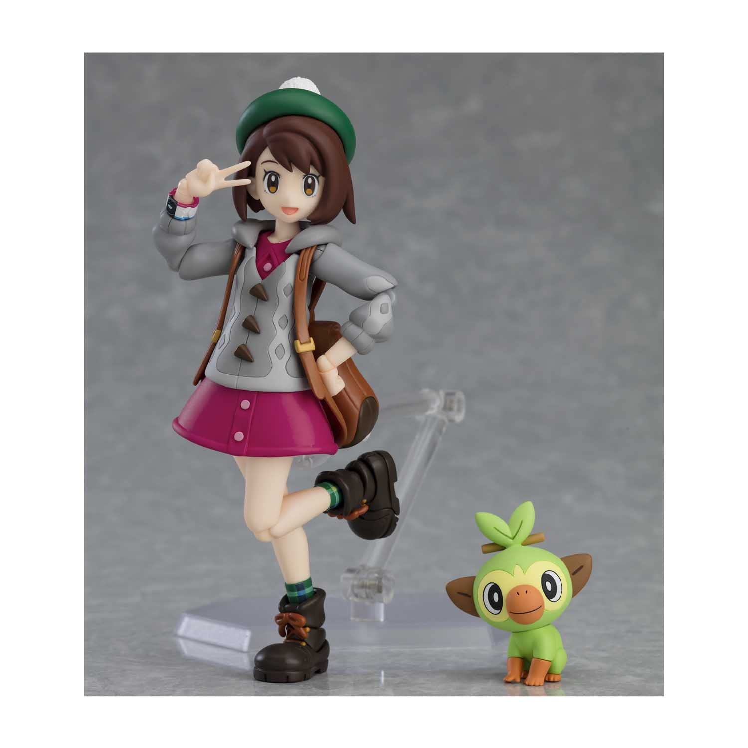 Pokémon Center: figma Gloria Action Figure with Grookey, Scorbunny