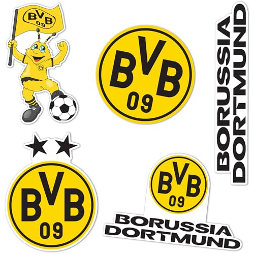 Desert Cactus Borussia Dortmund FC Sticker Decal Vinyl BVB German Germany Die Schwarzgelben Soccer Laptop Water Bottle Car Scrapbook (Type 2-3)