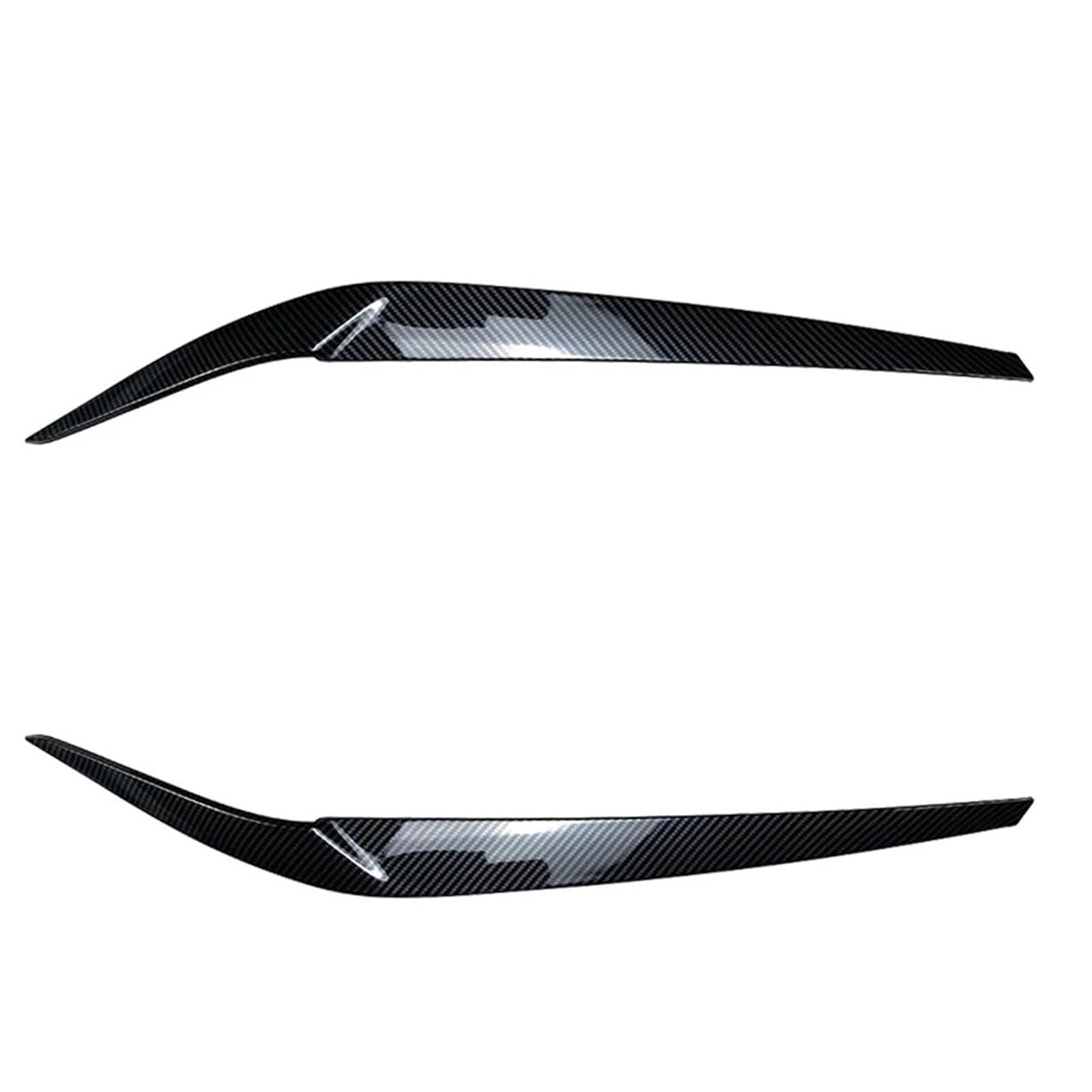 Headlight Eyebrow Fit for-BMW G30 G31 F90 5 Series M5 2017-2021 Headlight Evil Eyebrows Eyelids Stickers(Carbon Look)