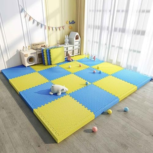 tH[tA^CAKȃ\tgvC}bgAA ^C A36Zbg ^1.2cm\tgEVAtH[tA J[ybg - e^C30x30cm(Yellow/Blue)