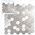 Avant Decor | Peel and Stick Backsplash Tiles | Stick On Wall Tiles for Kitchen and Bathroom | Easy DIY Installation | Aluminum Small Hexagons | 5” x 5” | Sample Tile