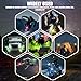 4PCS Wireless LED Strobe Lights with Remote Control,USB Charing 8 Colors Anti-Collision Light,Waterproof High Brightness Led for Car Motorcycle Bike Drone Aircraft