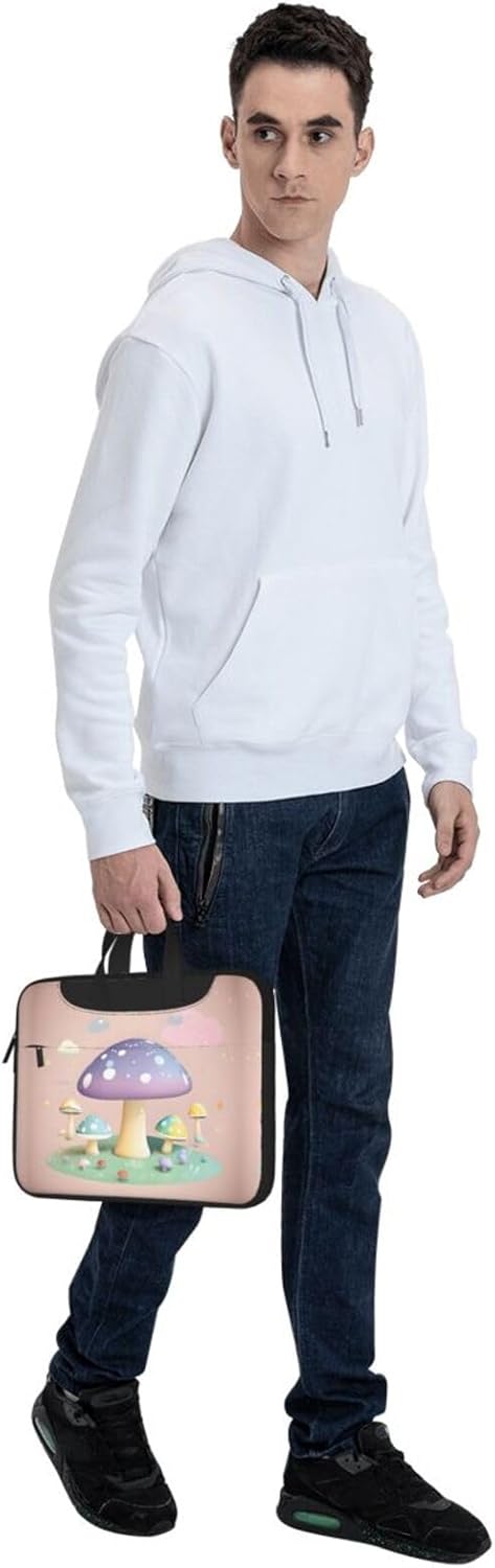 Cartoon mushroom Portable Laptop Bags â€“ Briefcases and Messenger Bags for Business, Teachers, Office, College, Travel