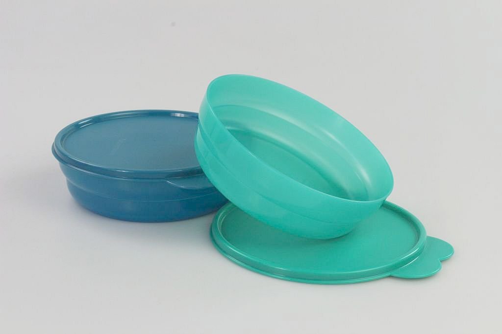 Tupperware Sommer Drops Schüssel 500ml - Türkis, Auslaufsicher Mit Deckel