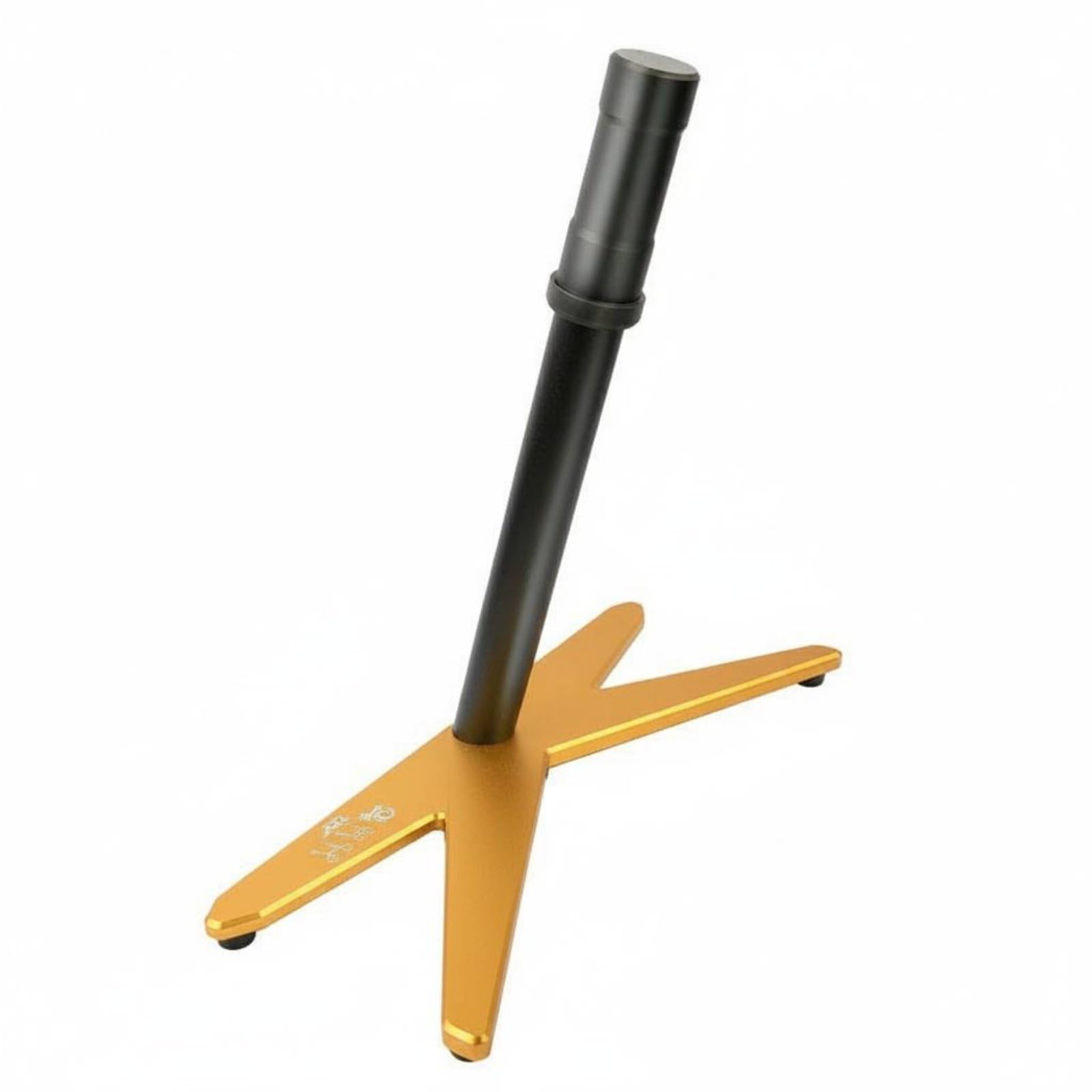 Cavalletto per Bicicletta Pieghevole Supporto Parcheggio Rastrelliera Display in Lega di Alluminio E Nylon con Lavorazione Cnc Adatto a Esposizione Regolazione Deposito in Casa , Oro , L