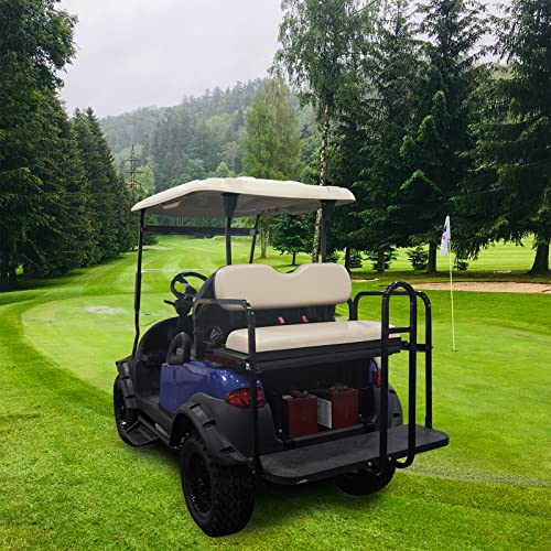 Ilskw Rear Seat Cushions For Golf Cart Rear Seat Replacement, Golf Cart Cushion Back Seat For Ezgo Txt Rxv St Sport, Valor Models, Club Car, Dedicated For Flip Rear Seats, White Color #TOP4