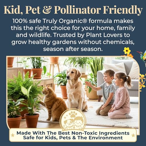 Image of Organic Plant Magic Fertilizer & Plant Food for House Plants & Garden 1 /2lb | Makes 32+ Gal of Organic Water Soluble Fertilizer for Plant Growth use on Vegetables, Flowers, Gardens & Indoor House Plants