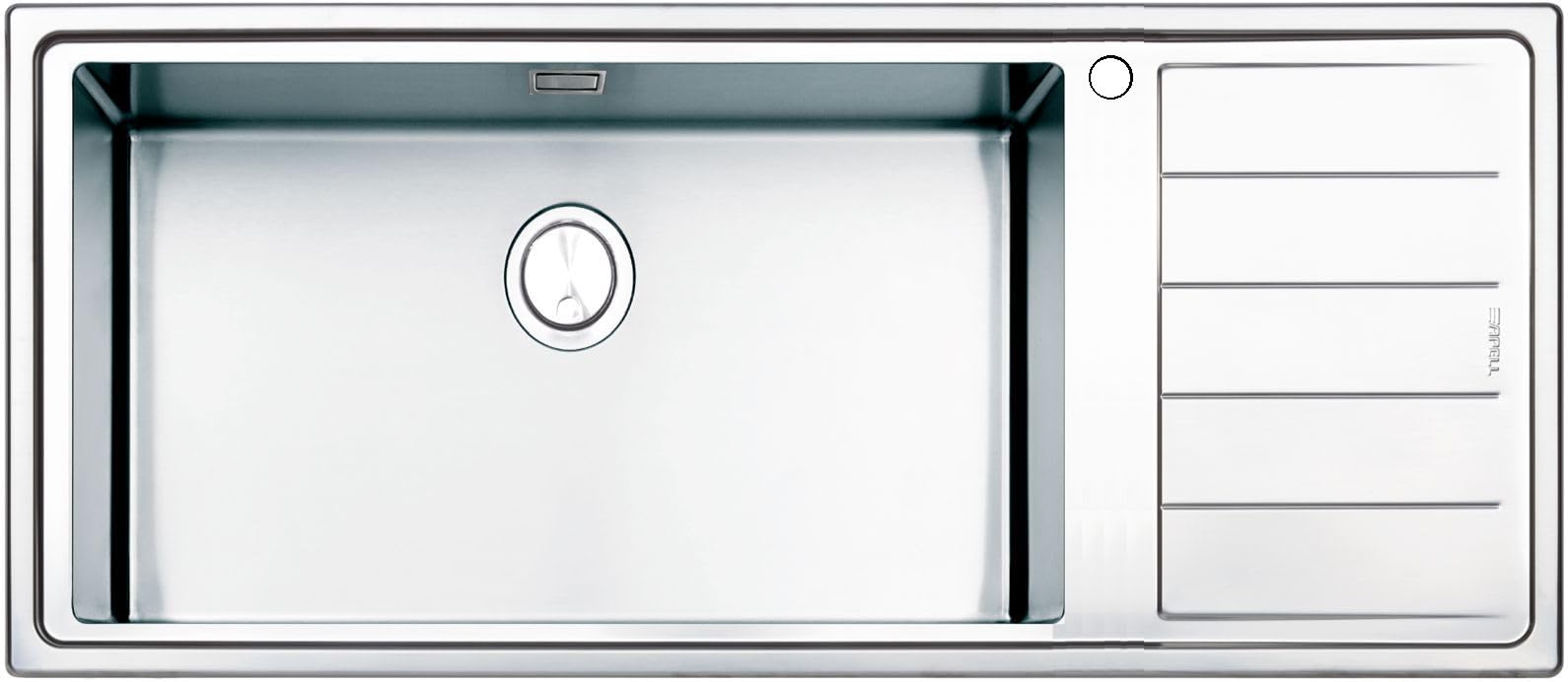 Lavello Apell 1 Vasca + Gocciolatoio Acciaio Inox