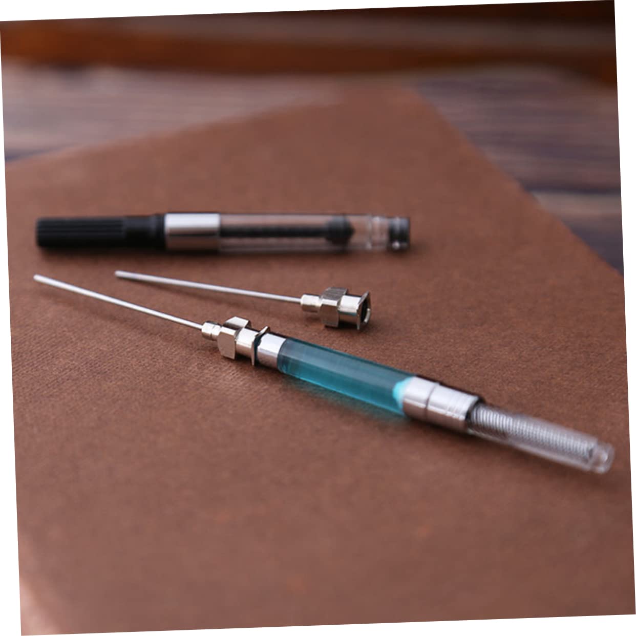 NUOBESTY Lot De 4 Stylos Plume 12 Pièces X 4 Avec Ressort De Remplissage Et Absorbeur Dencre Auxiliaire Pour Artistes