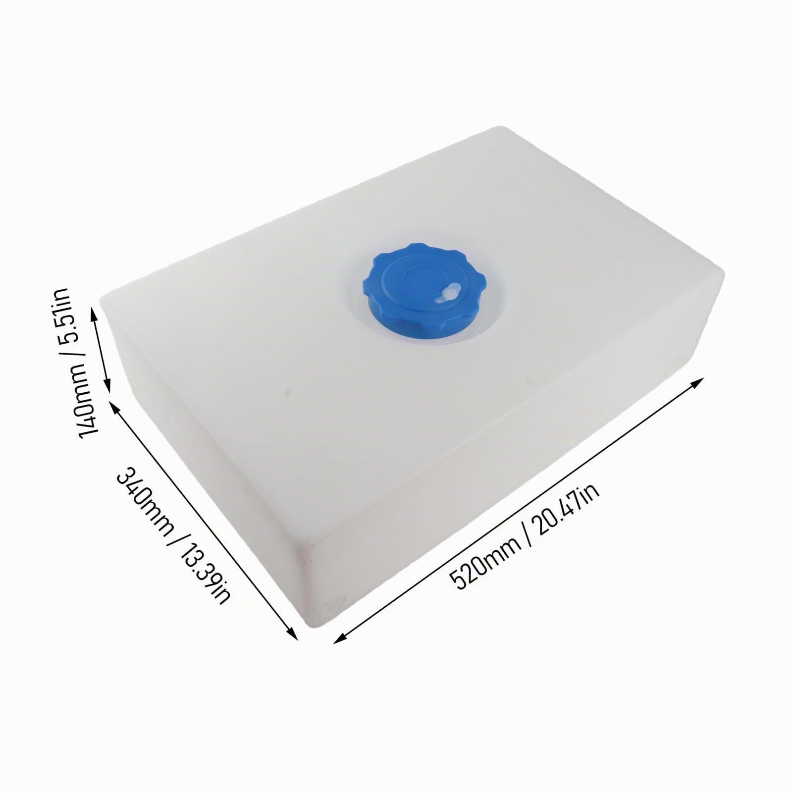 Fockety Tanque de Agua Dulce y Gris para RV, Tanque de Retención de Agua de 5 Galones para RV, Tanque de Retención de Residuos de RV para Campistas, Camión de Alimentos de Concesión, Barco