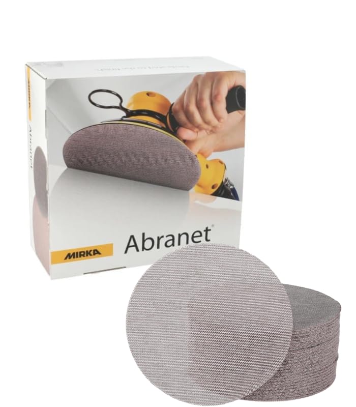 MIRKA Scheiben Abranet Ø 175 mm P180 Gitternetz Klett (50 St)