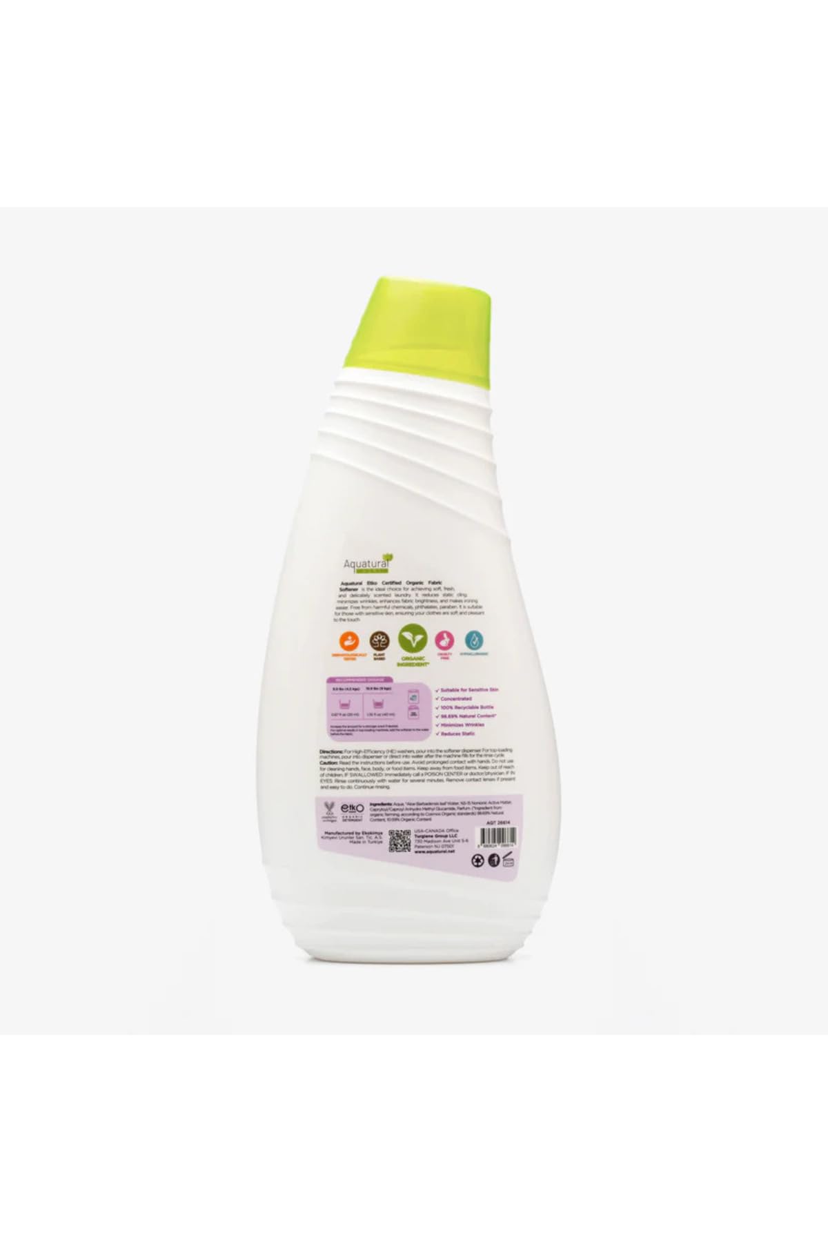 Aquatural Organik Çamaşır Yumuşatıcı 1050 ml
