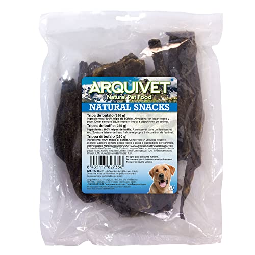 ARQUIVET Büffeldarm – 250 g – Natürliche Snacks – Snacks für Hunde – natürliche Snacks – Hundepreis – Leckereien für Hunde… – Ansicht 1