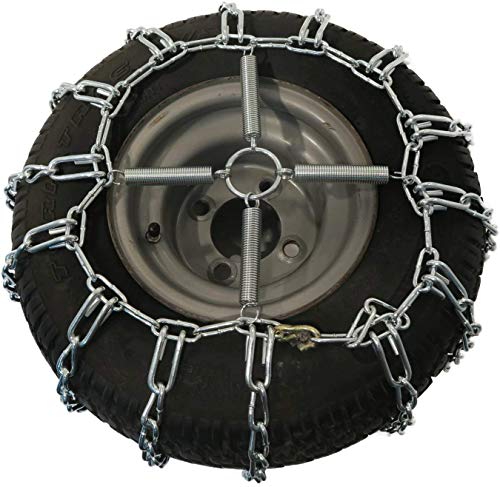The Rop Shop | Pair Of 2 Link Tire Chains & Tensioners 16X6.5X8 For Snow Blowers, Lawn & Garden Tractors, Mowers & Riders, Utv, Atv, 4-Wheelers, Utility Vehicles #TOP4