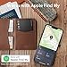 Wallet Tracker Card, Wireless Rechargeable and Reusable Smart Track Card Works with Apple Find My(iOS Only), Bluetooth Finder Card for Wallet, Luggage Tags and More (1 Pack)