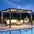 Louvered Pergola 10'x12', Full Aluminum Outdoor Pergola with Adjustable Rainproof and Gutter System, Hardtop Gazebo for Patio, Deck, Garden, Yard, Black