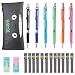 Mechanical Pencil Set, ExcelFu 6 Pieces 0.5 mm Mechanical Pencils with 12 Cases Lead Refills for Writing, Drawing, Signature, 6 Colors
