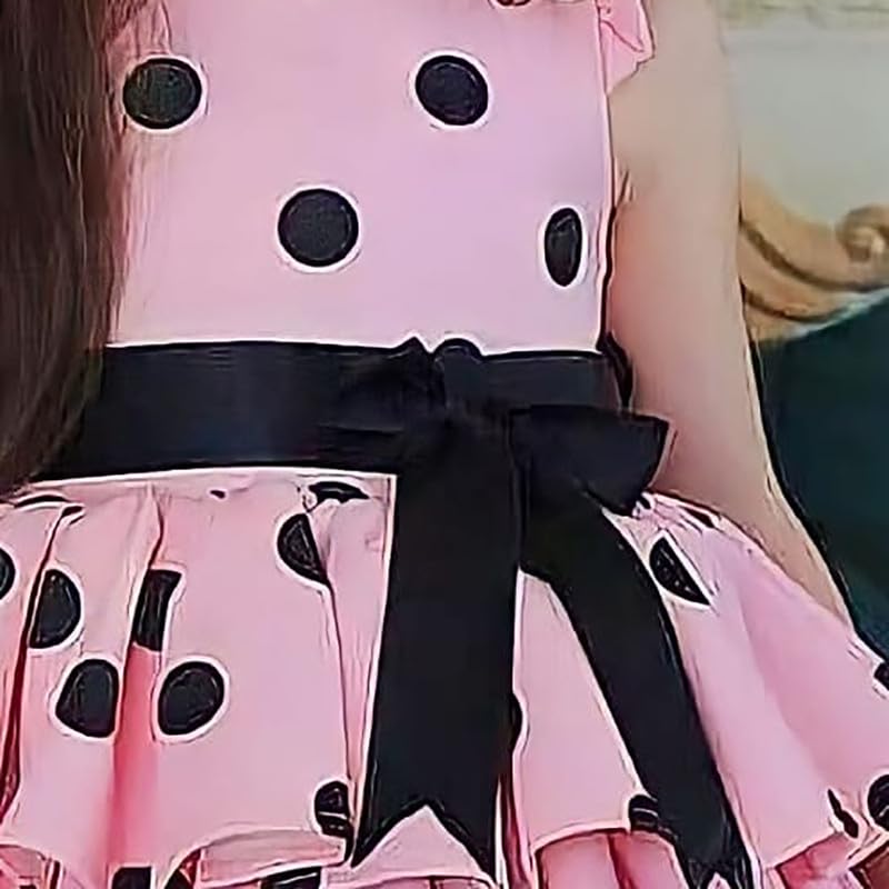 Image of Niren Enterprise Multipatteren Baby Girl's Knee Length Frocks with Digital Prints